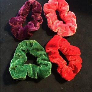 Colorful Velvet Scrunchies Set NEW!
